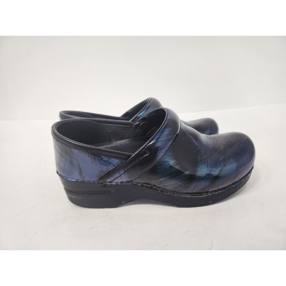 Dansko XP 2.0 Womens Nursing Professional Clog 36 Blue Metallic Patent Comfort - Picture 4 of 8